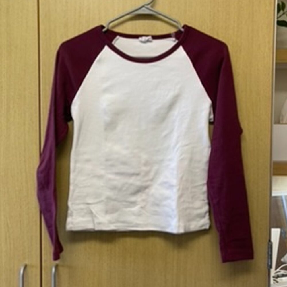 Cotton On Long Sleeve Baseball Tee